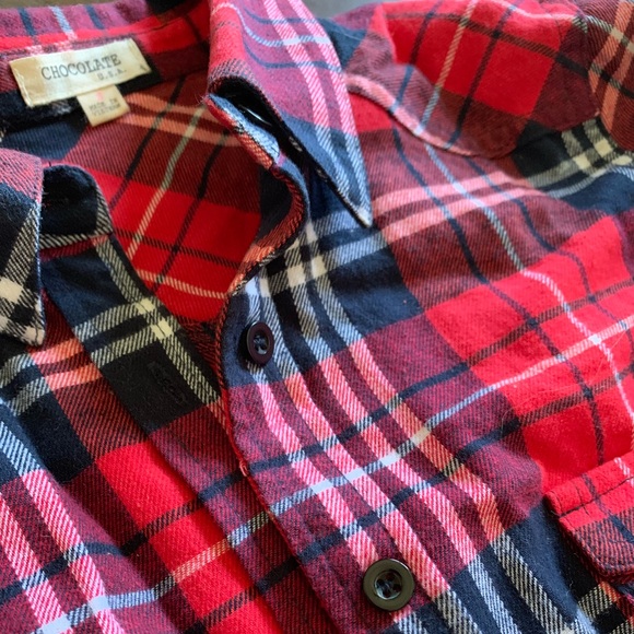 Plaid shirt with patch elbows - Picture 5 of 7